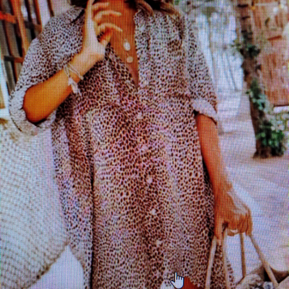 Midi leopard button down dress